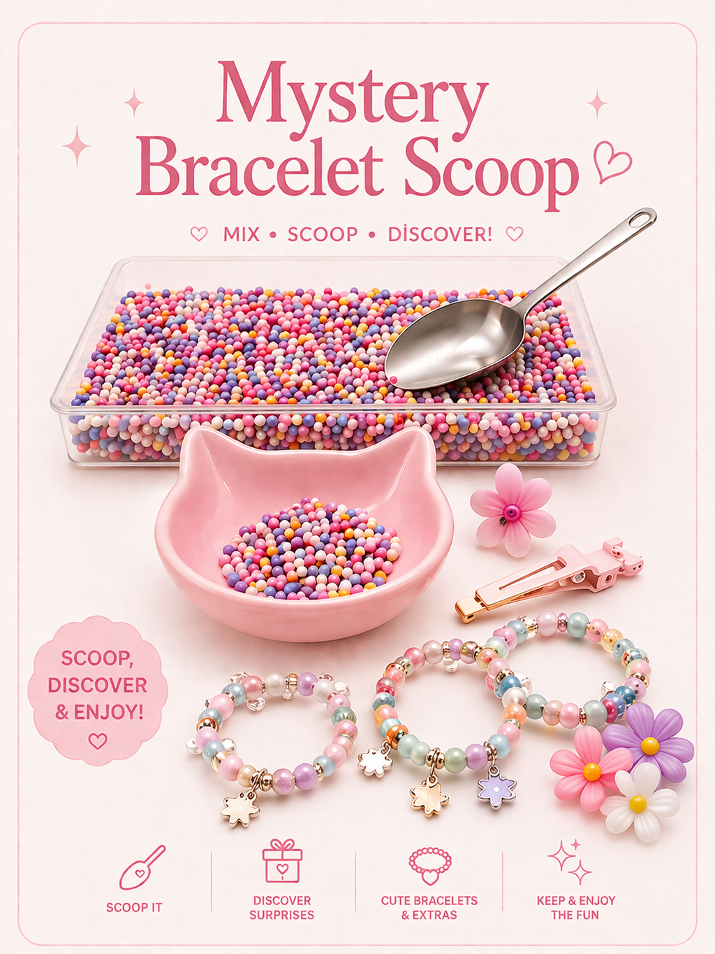Sweet Scoop Mystery Bracelets 💕